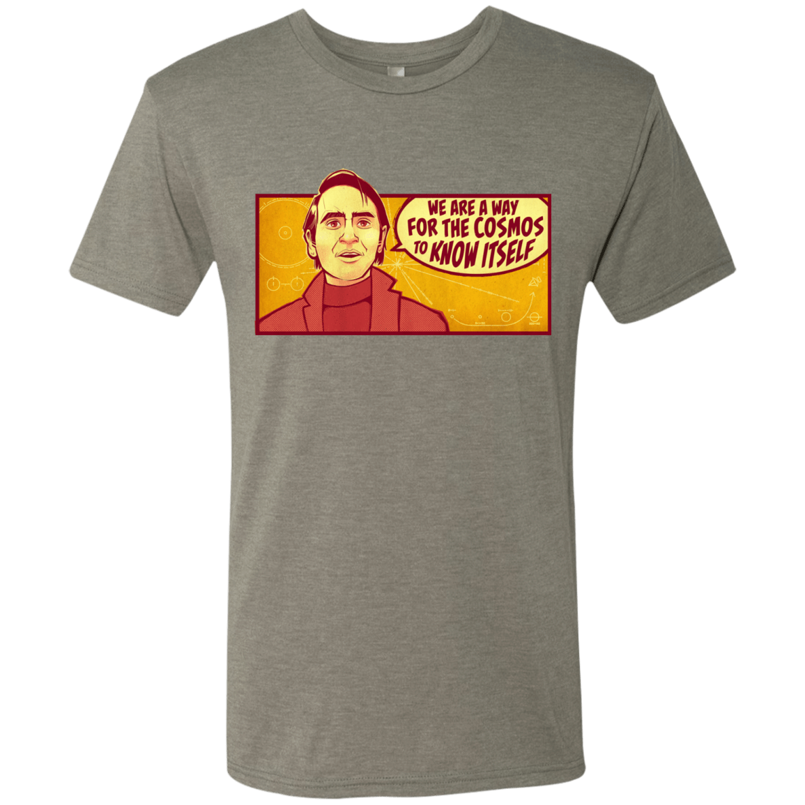 T-Shirts Venetian Grey / S SAGAN Cosmos Men's Triblend T-Shirt