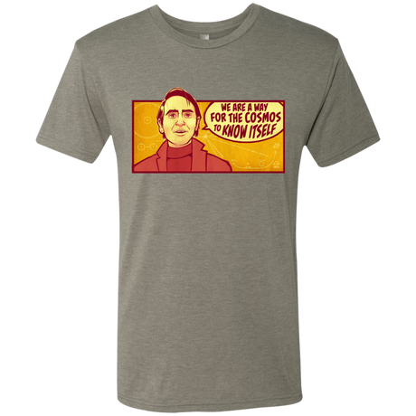 T-Shirts Venetian Grey / S SAGAN Cosmos Men's Triblend T-Shirt