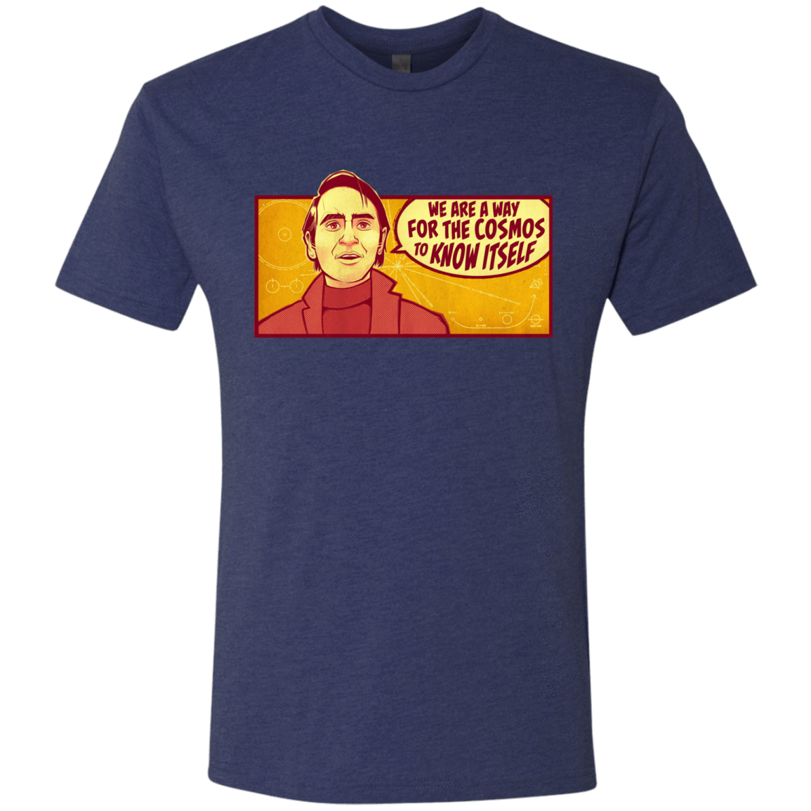 T-Shirts Vintage Navy / S SAGAN Cosmos Men's Triblend T-Shirt