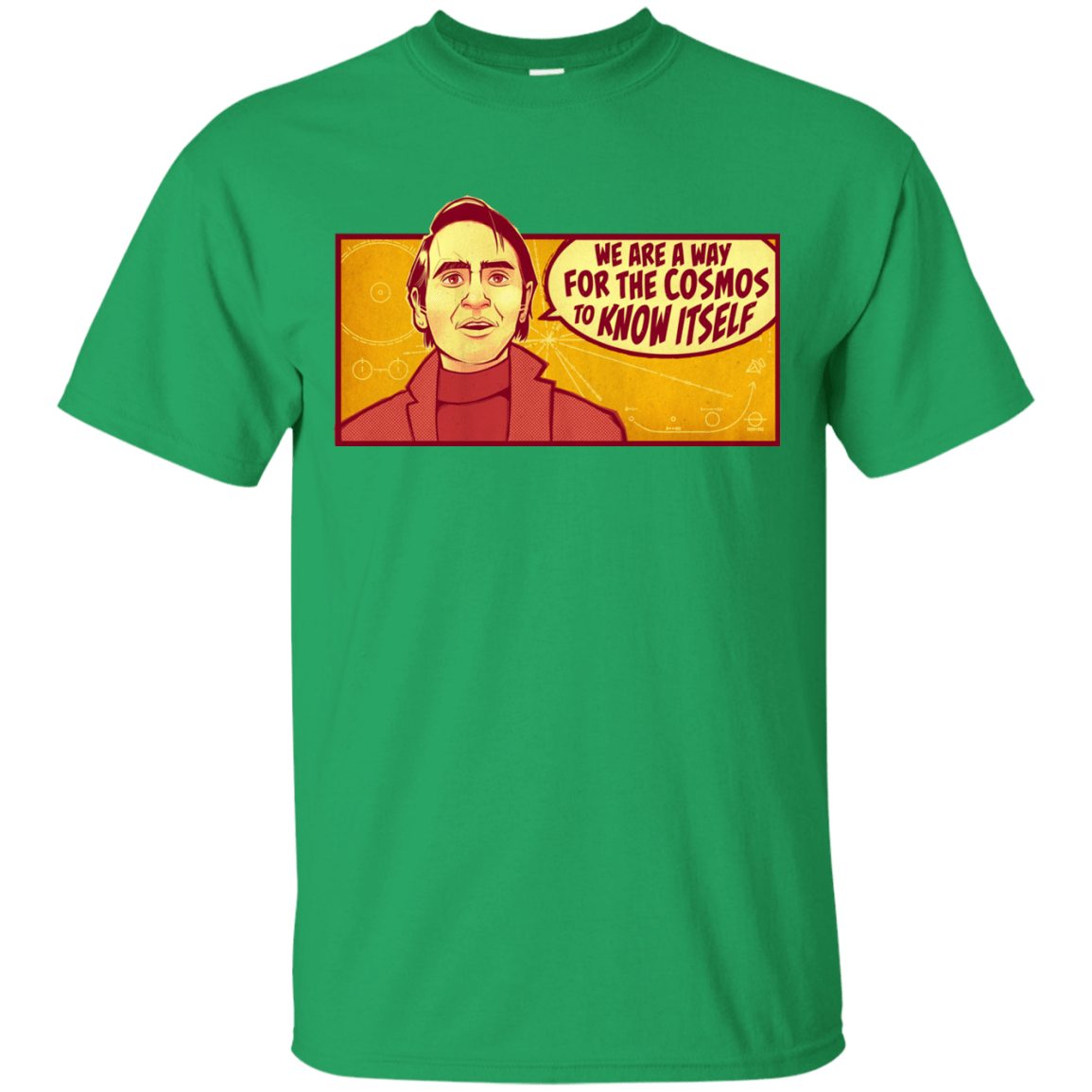 T-Shirts Irish Green / S SAGAN Cosmos T-Shirt
