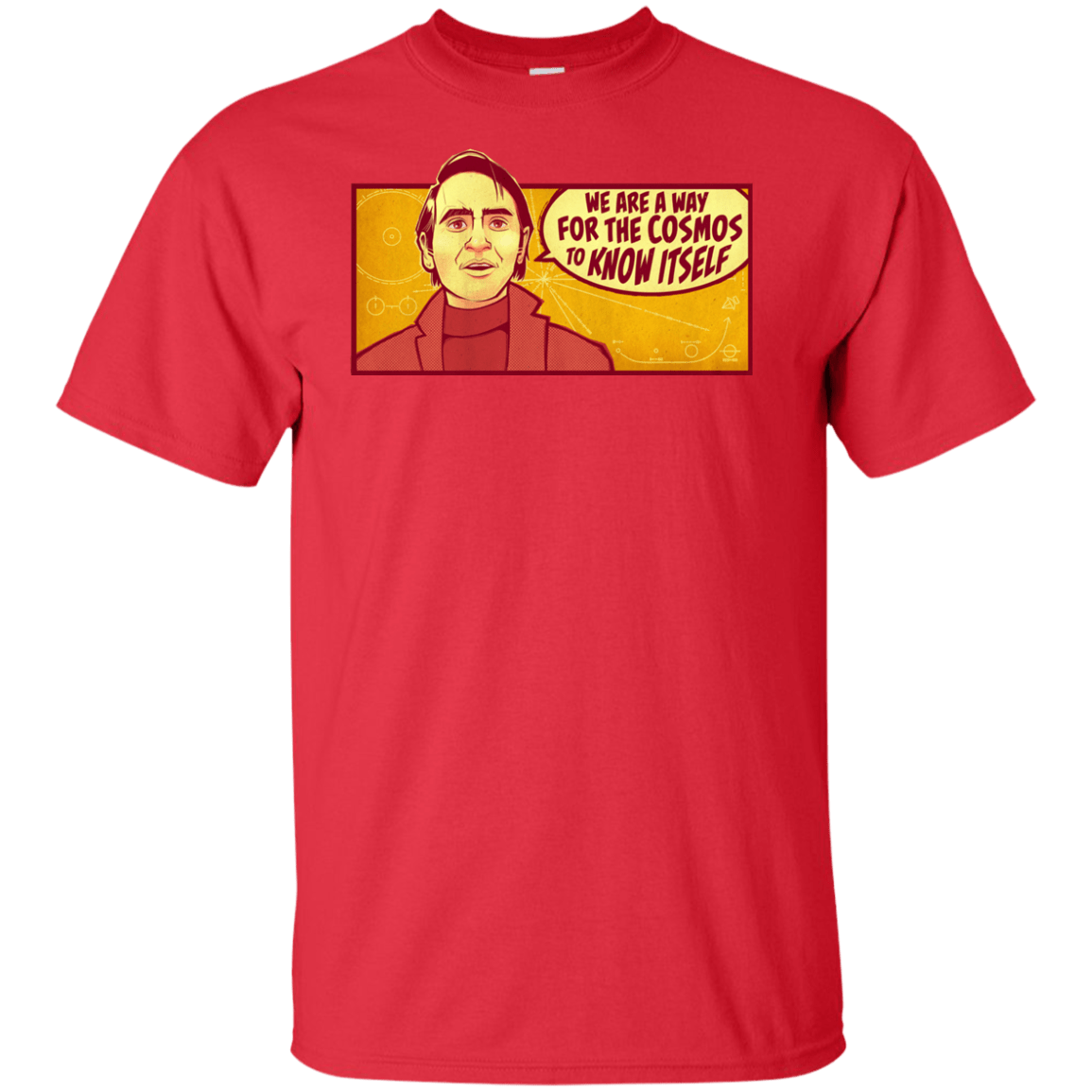 T-Shirts Red / XLT SAGAN Cosmos Tall T-Shirt