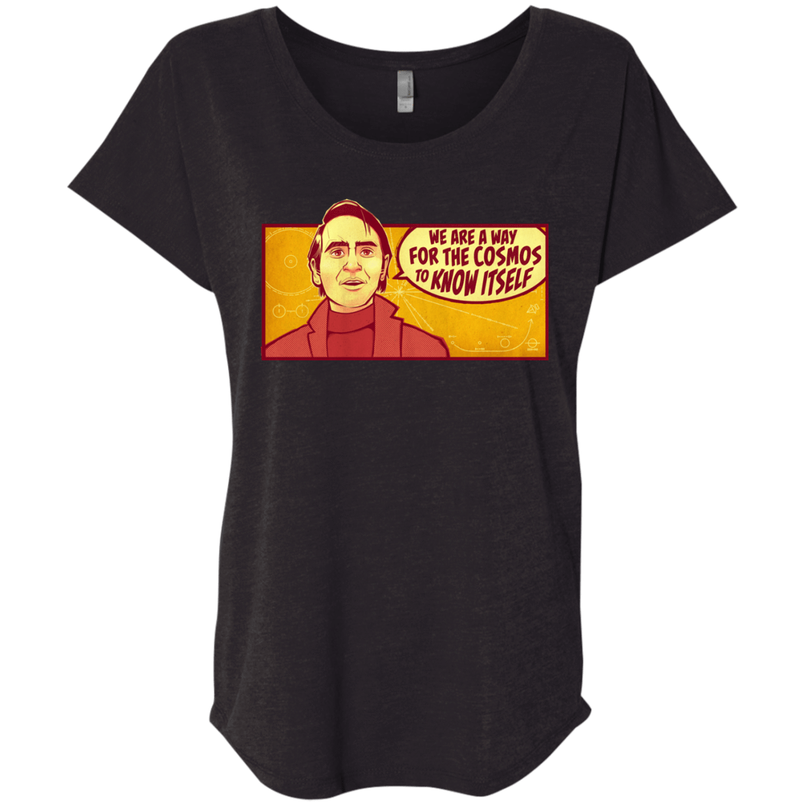 T-Shirts Vintage Black / X-Small SAGAN Cosmos Triblend Dolman Sleeve