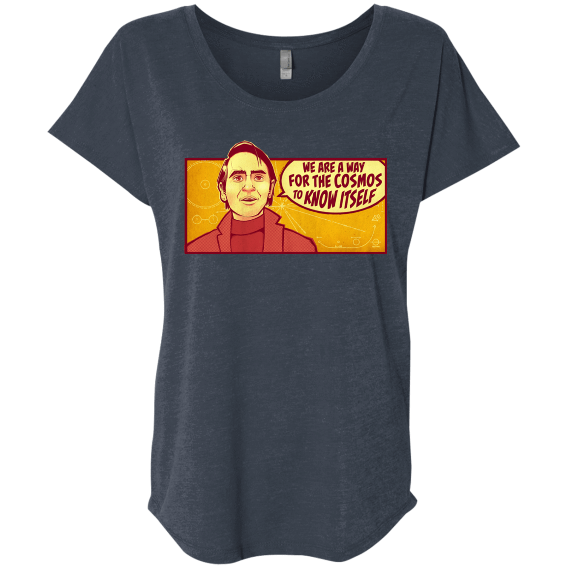 T-Shirts Vintage Navy / X-Small SAGAN Cosmos Triblend Dolman Sleeve