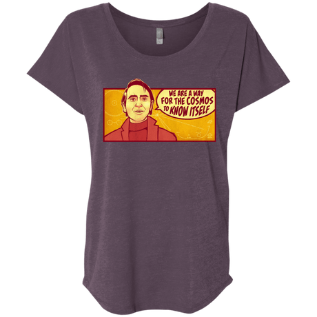 T-Shirts Vintage Purple / X-Small SAGAN Cosmos Triblend Dolman Sleeve