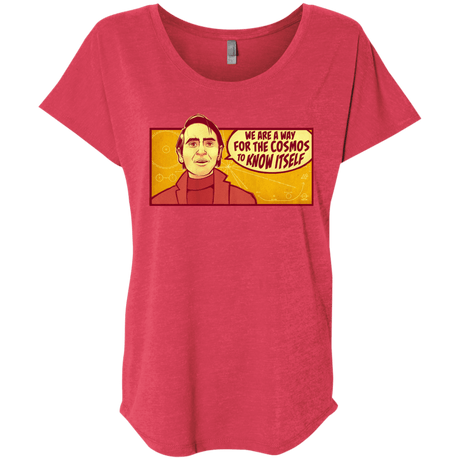 T-Shirts Vintage Red / X-Small SAGAN Cosmos Triblend Dolman Sleeve