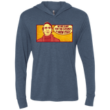 T-Shirts Indigo / X-Small SAGAN Cosmos Triblend Long Sleeve Hoodie Tee