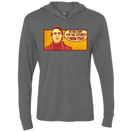 T-Shirts Premium Heather / X-Small SAGAN Cosmos Triblend Long Sleeve Hoodie Tee