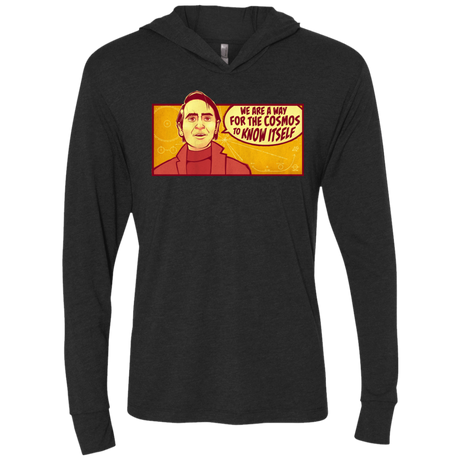 T-Shirts Vintage Black / X-Small SAGAN Cosmos Triblend Long Sleeve Hoodie Tee