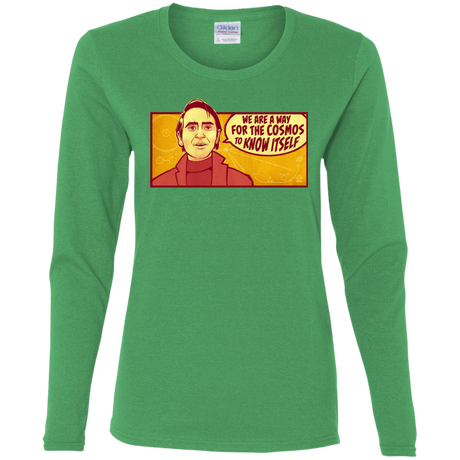 T-Shirts Irish Green / S SAGAN Cosmos Women's Long Sleeve T-Shirt
