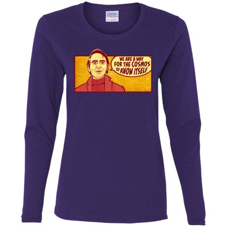 T-Shirts Purple / S SAGAN Cosmos Women's Long Sleeve T-Shirt