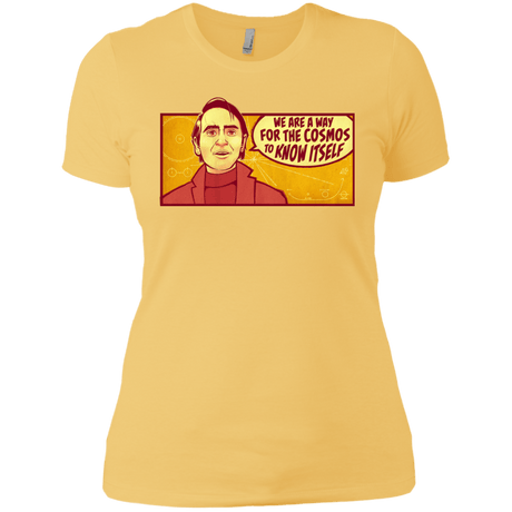 T-Shirts Banana Cream/ / X-Small SAGAN Cosmos Women's Premium T-Shirt