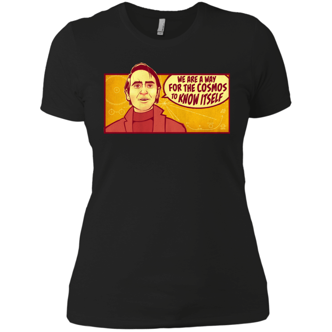 T-Shirts Black / X-Small SAGAN Cosmos Women's Premium T-Shirt