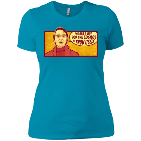 T-Shirts Turquoise / X-Small SAGAN Cosmos Women's Premium T-Shirt