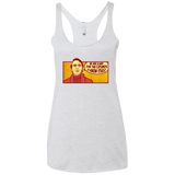 T-Shirts Heather White / X-Small SAGAN Cosmos Women's Triblend Racerback Tank