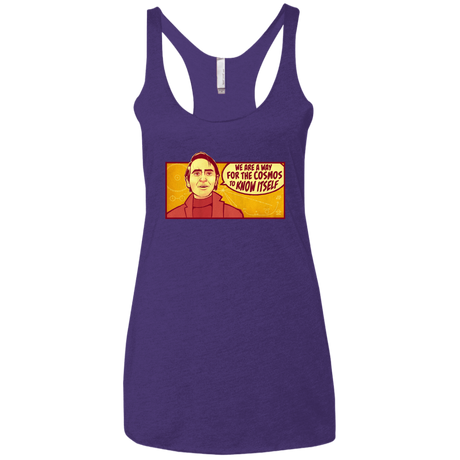 T-Shirts Purple Rush / X-Small SAGAN Cosmos Women's Triblend Racerback Tank