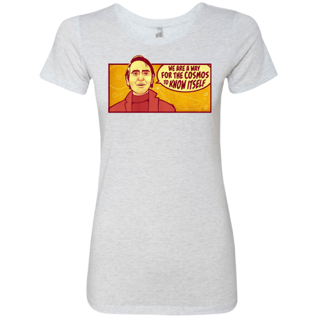 T-Shirts Heather White / S SAGAN Cosmos Women's Triblend T-Shirt
