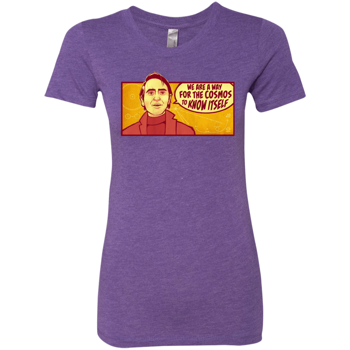 T-Shirts Purple Rush / S SAGAN Cosmos Women's Triblend T-Shirt