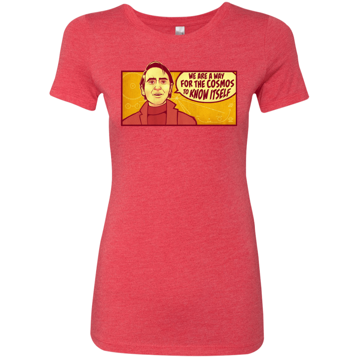 T-Shirts Vintage Red / S SAGAN Cosmos Women's Triblend T-Shirt