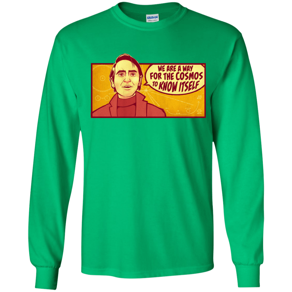 T-Shirts Irish Green / YS SAGAN Cosmos Youth Long Sleeve T-Shirt