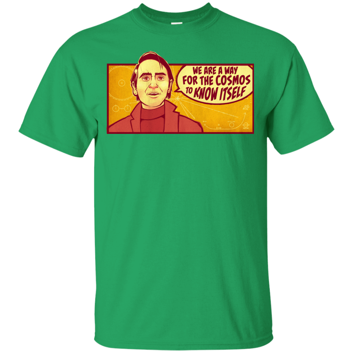T-Shirts Irish Green / YXS SAGAN Cosmos Youth T-Shirt