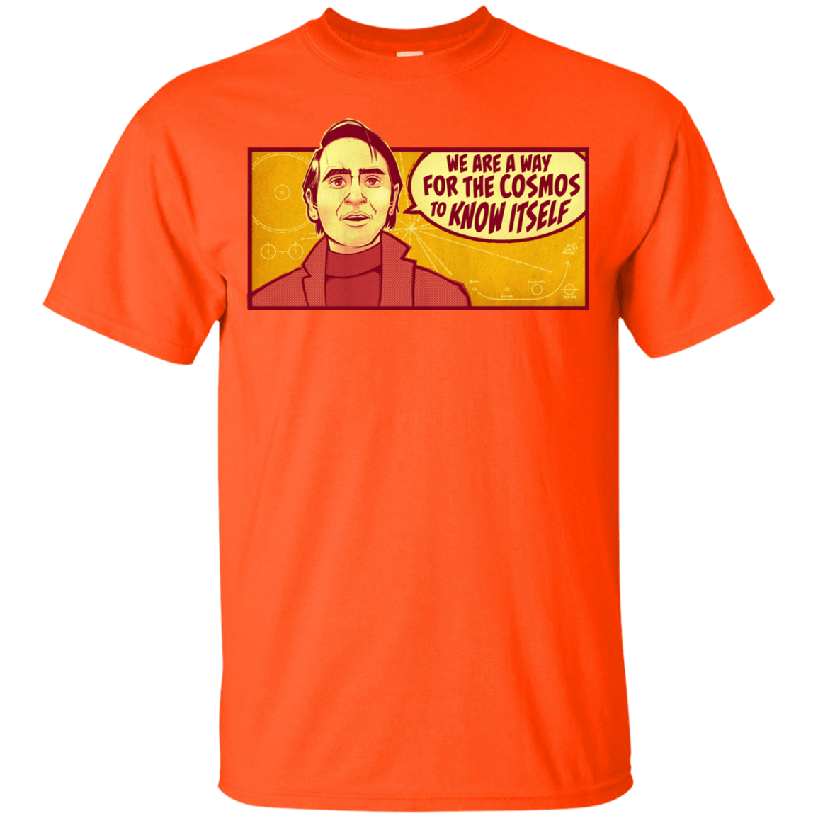 T-Shirts Orange / YXS SAGAN Cosmos Youth T-Shirt