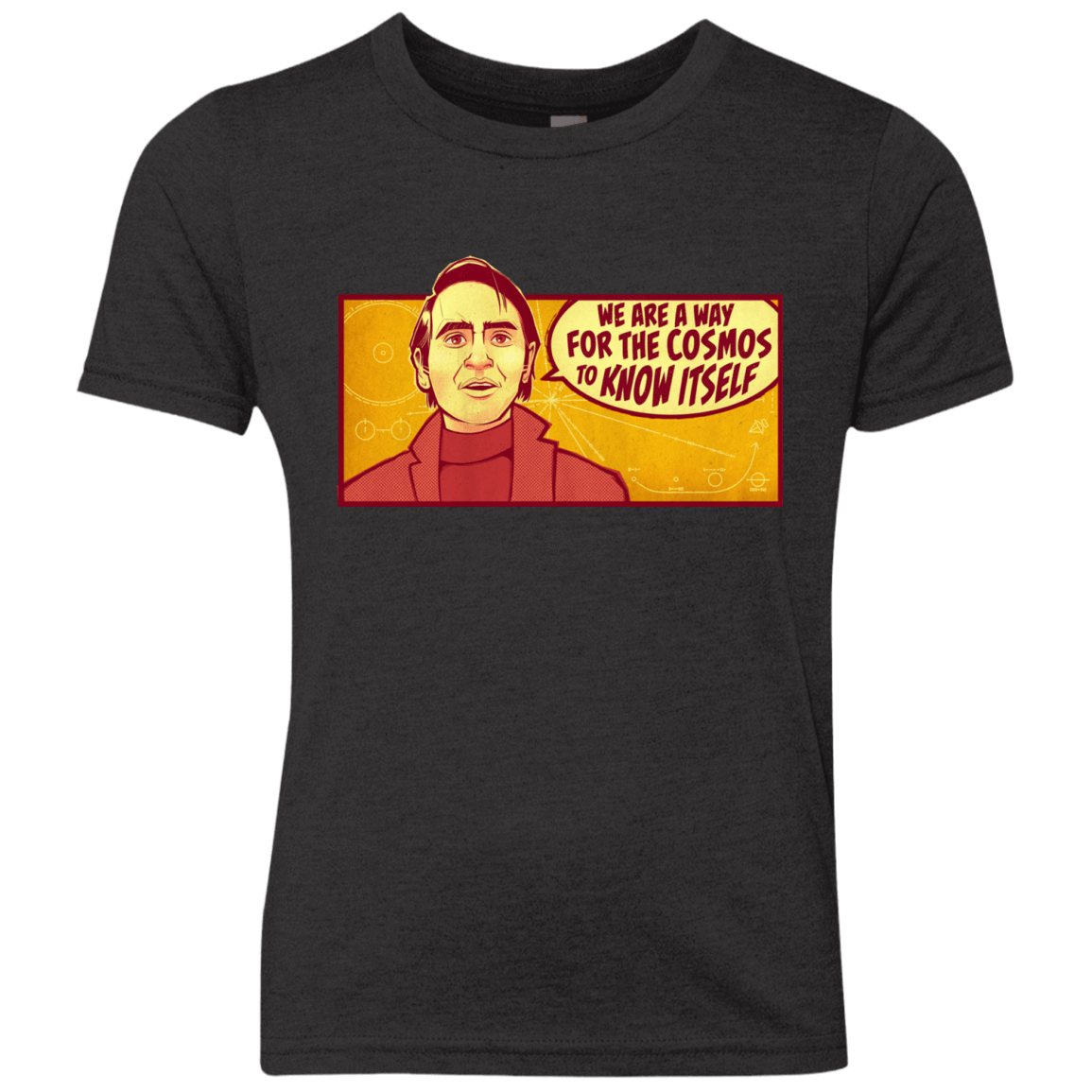 T-Shirts Vintage Black / YXS SAGAN Cosmos Youth Triblend T-Shirt