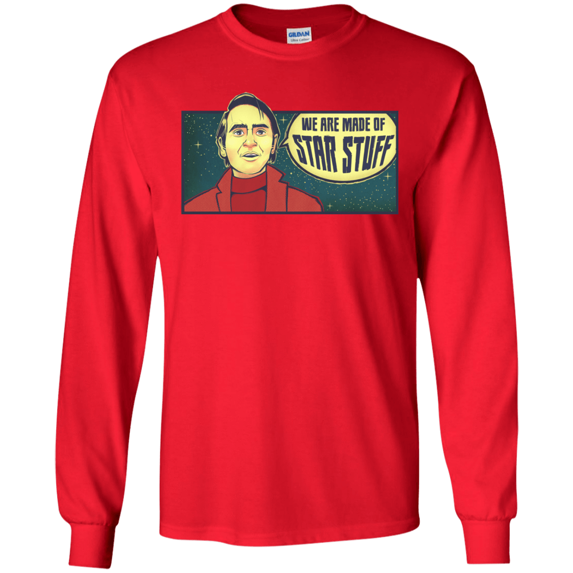 T-Shirts Red / S SAGAN Star Stuff Long Sleeve T-Shirt