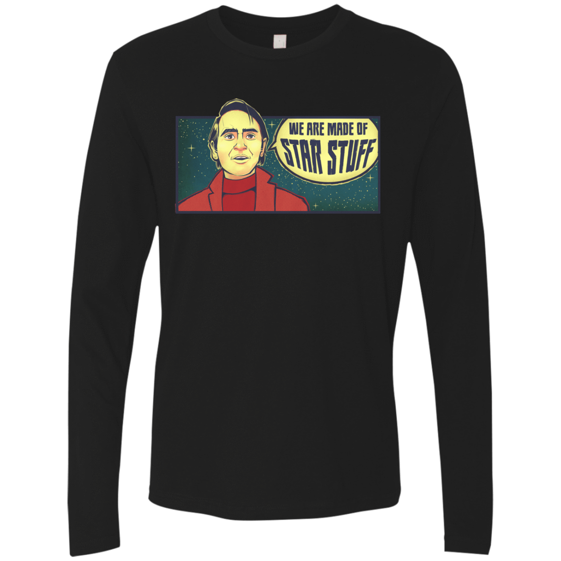 T-Shirts Black / S SAGAN Star Stuff Men's Premium Long Sleeve