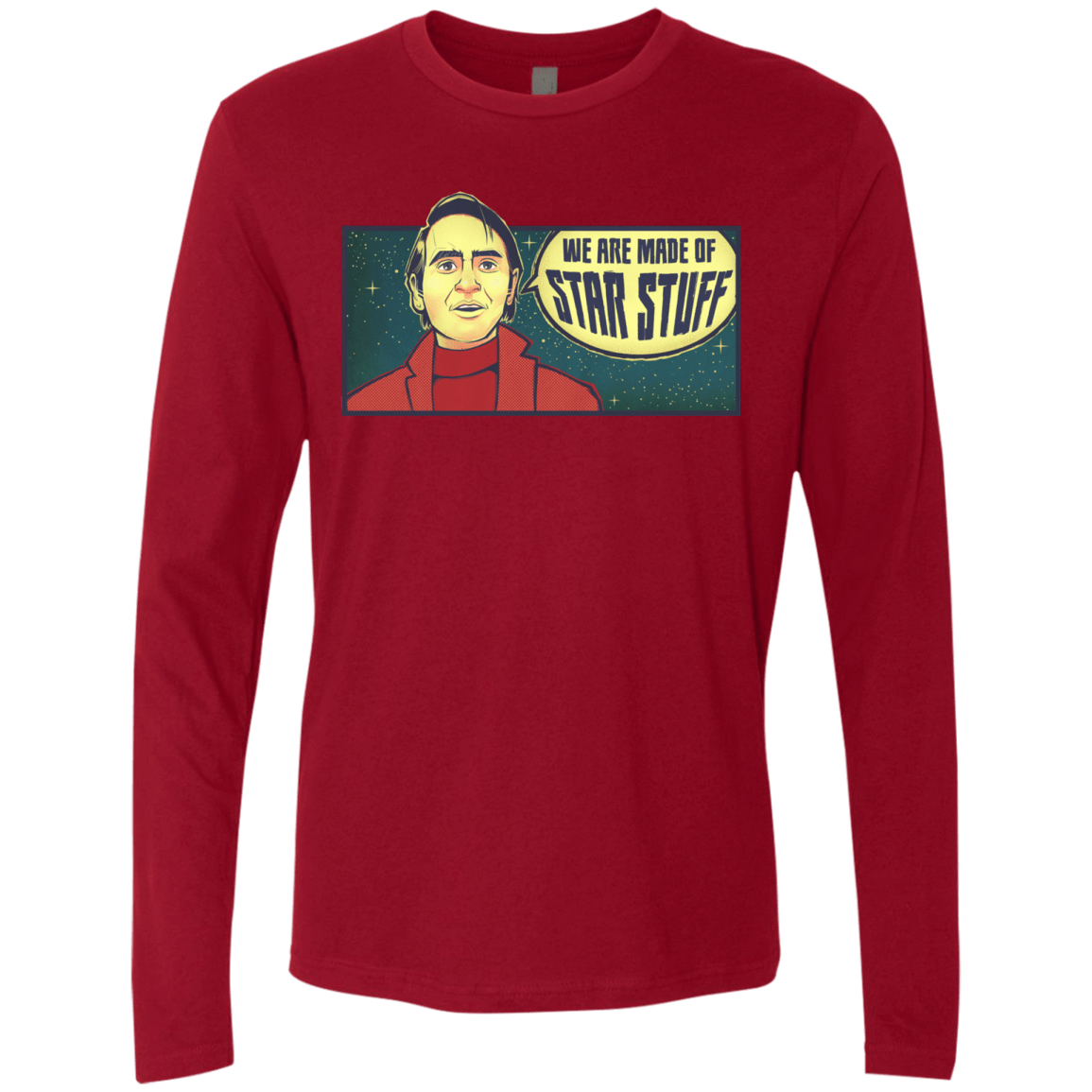 T-Shirts Cardinal / S SAGAN Star Stuff Men's Premium Long Sleeve