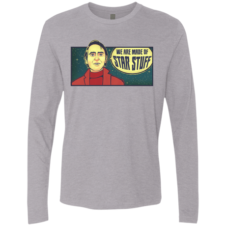 T-Shirts Heather Grey / S SAGAN Star Stuff Men's Premium Long Sleeve