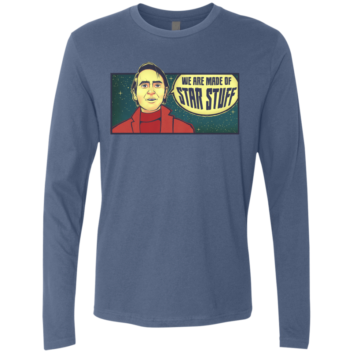 T-Shirts Indigo / S SAGAN Star Stuff Men's Premium Long Sleeve