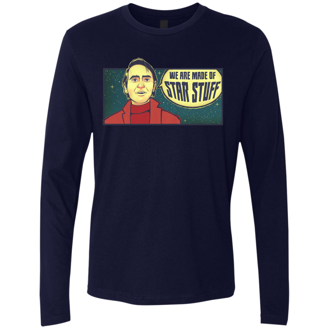 T-Shirts Midnight Navy / S SAGAN Star Stuff Men's Premium Long Sleeve