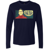 T-Shirts Midnight Navy / S SAGAN Star Stuff Men's Premium Long Sleeve