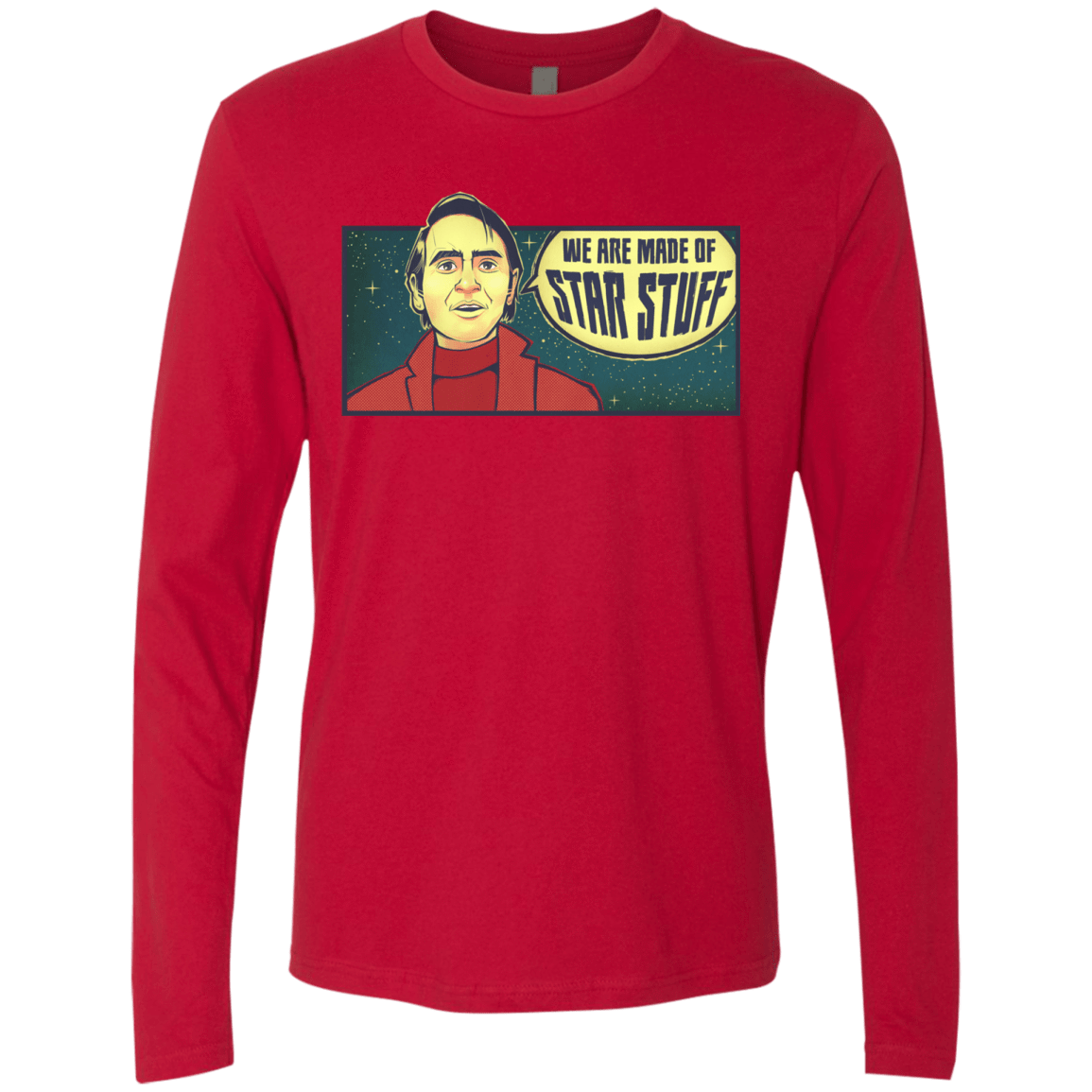 T-Shirts Red / S SAGAN Star Stuff Men's Premium Long Sleeve