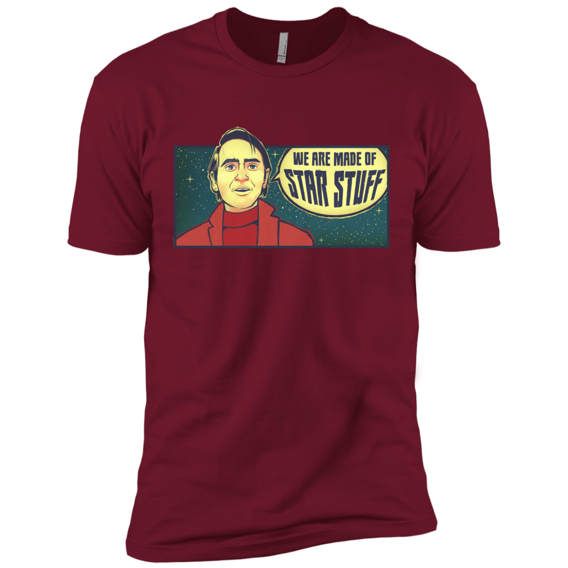 T-Shirts Cardinal / X-Small SAGAN Star Stuff Men's Premium T-Shirt