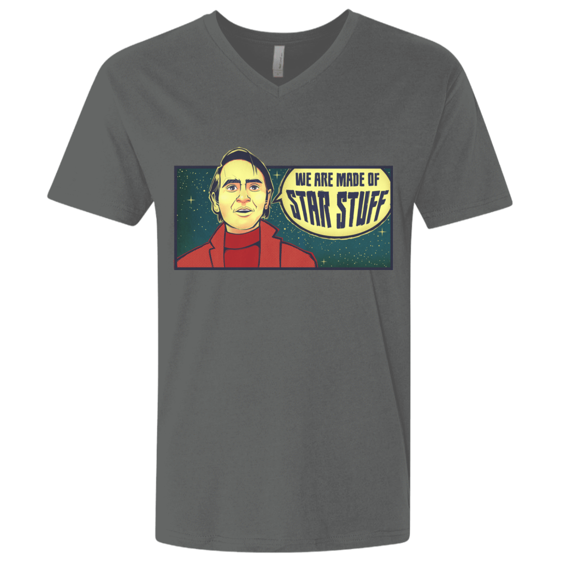 T-Shirts Heavy Metal / X-Small SAGAN Star Stuff Men's Premium V-Neck