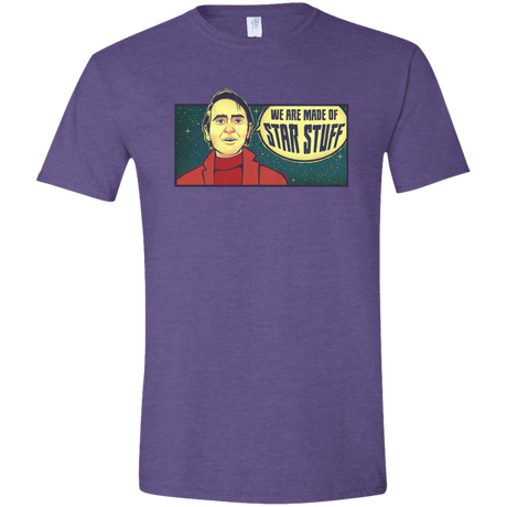 T-Shirts Heather Purple / S SAGAN Star Stuff Men's Semi-Fitted Softstyle