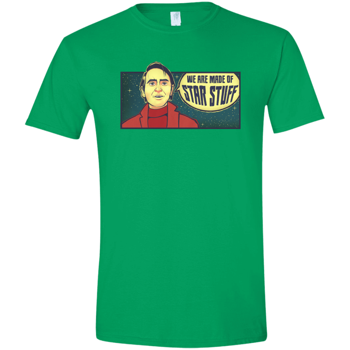 T-Shirts Irish Green / S SAGAN Star Stuff Men's Semi-Fitted Softstyle