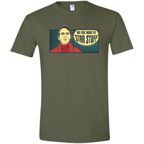 T-Shirts Military Green / S SAGAN Star Stuff Men's Semi-Fitted Softstyle