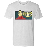 T-Shirts Heather White / S SAGAN Star Stuff Men's Triblend T-Shirt