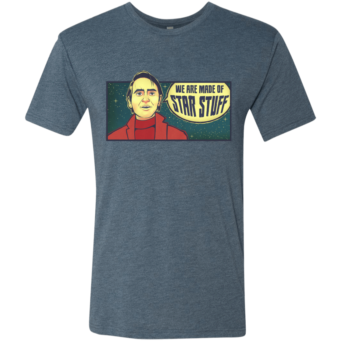 T-Shirts Indigo / S SAGAN Star Stuff Men's Triblend T-Shirt