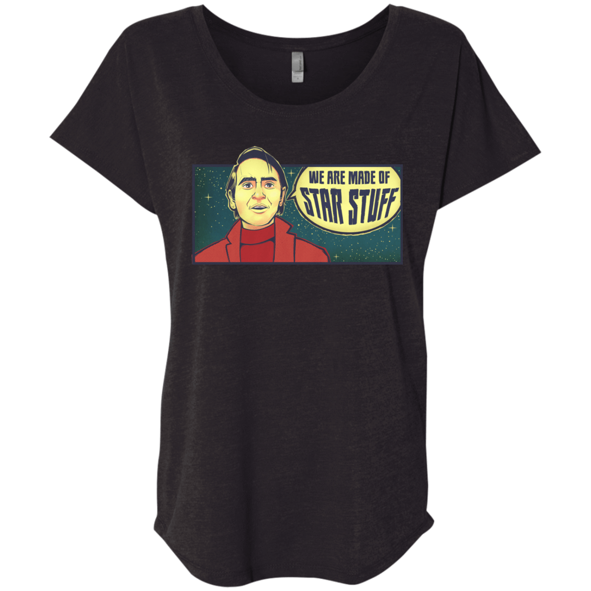 T-Shirts Vintage Black / X-Small SAGAN Star Stuff Triblend Dolman Sleeve