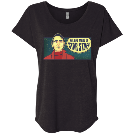 T-Shirts Vintage Black / X-Small SAGAN Star Stuff Triblend Dolman Sleeve