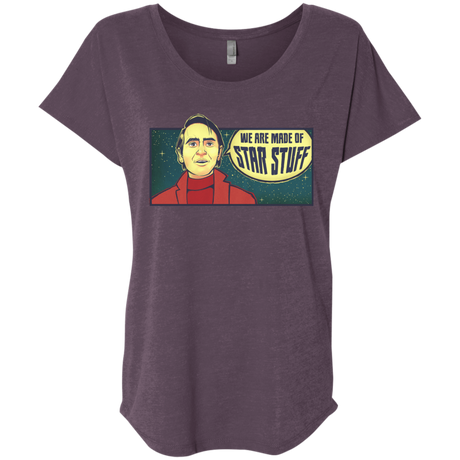 T-Shirts Vintage Purple / X-Small SAGAN Star Stuff Triblend Dolman Sleeve