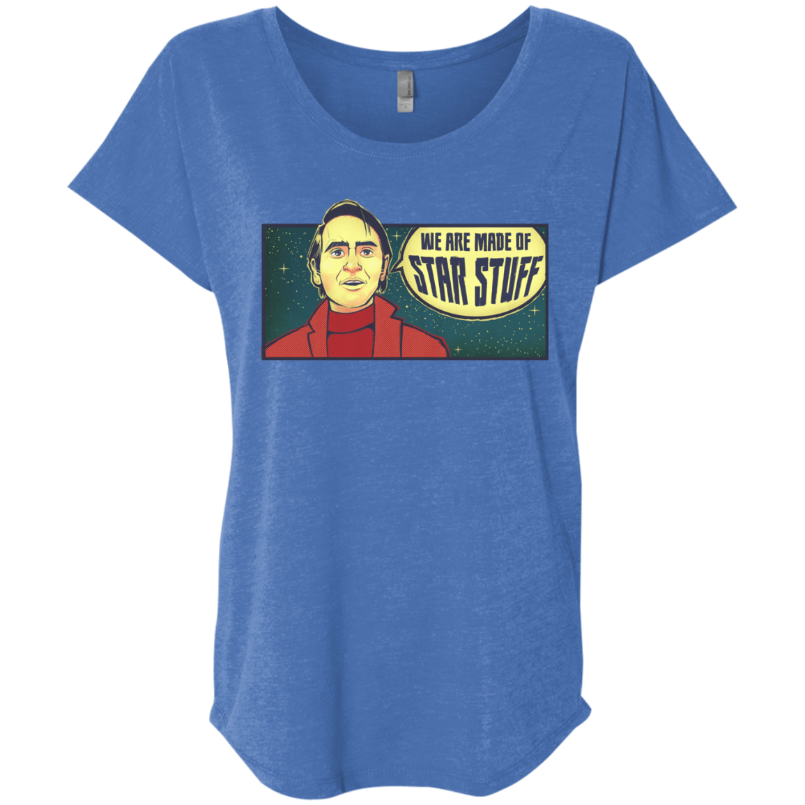 T-Shirts Vintage Royal / X-Small SAGAN Star Stuff Triblend Dolman Sleeve
