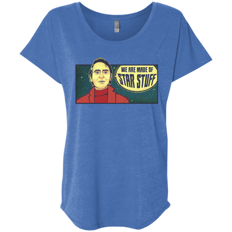 T-Shirts Vintage Royal / X-Small SAGAN Star Stuff Triblend Dolman Sleeve