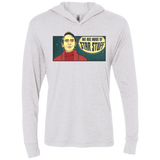 T-Shirts Heather White / X-Small SAGAN Star Stuff Triblend Long Sleeve Hoodie Tee