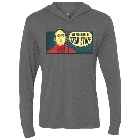 T-Shirts Premium Heather / X-Small SAGAN Star Stuff Triblend Long Sleeve Hoodie Tee