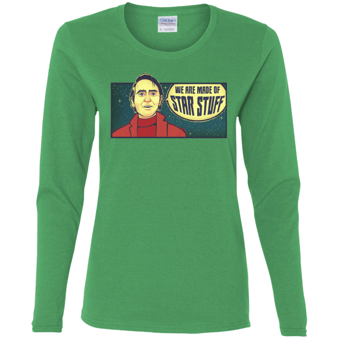 T-Shirts Irish Green / S SAGAN Star Stuff Women's Long Sleeve T-Shirt