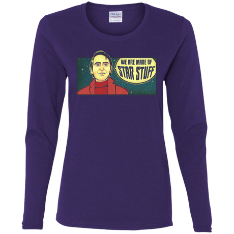 T-Shirts Purple / S SAGAN Star Stuff Women's Long Sleeve T-Shirt